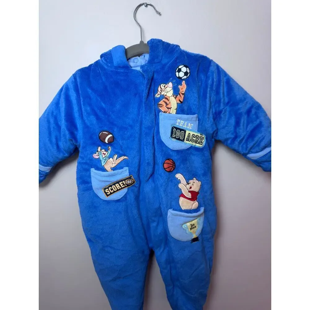 Disney Winnie the Pooh vintage baby bunting size 6-9 months